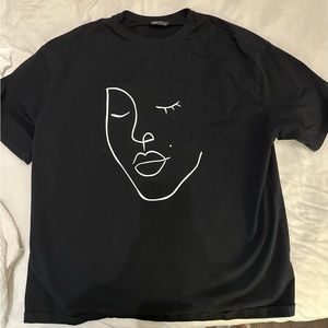 Black, Graphic Print Shirt, Soft cotton, Tee Shirt